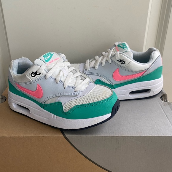 Nike Airmax 1 OG South Beach Kids Sneakers - SZ 12.5 C - Picture 8 of 11